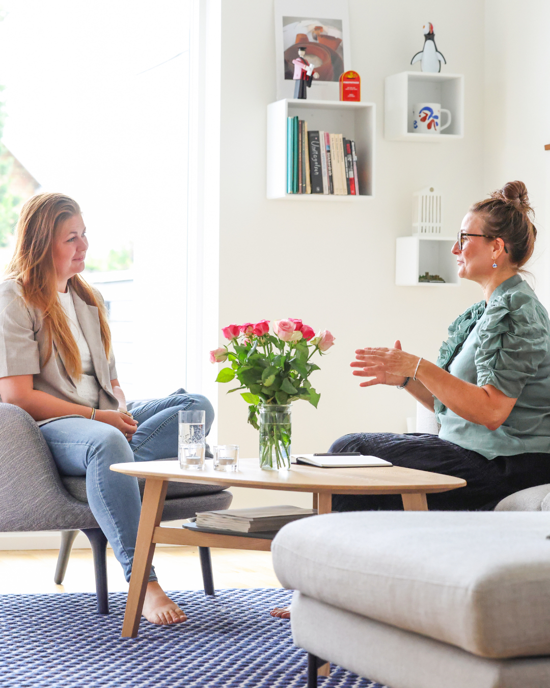 personlig samtale med mentor og coach camilla qwist